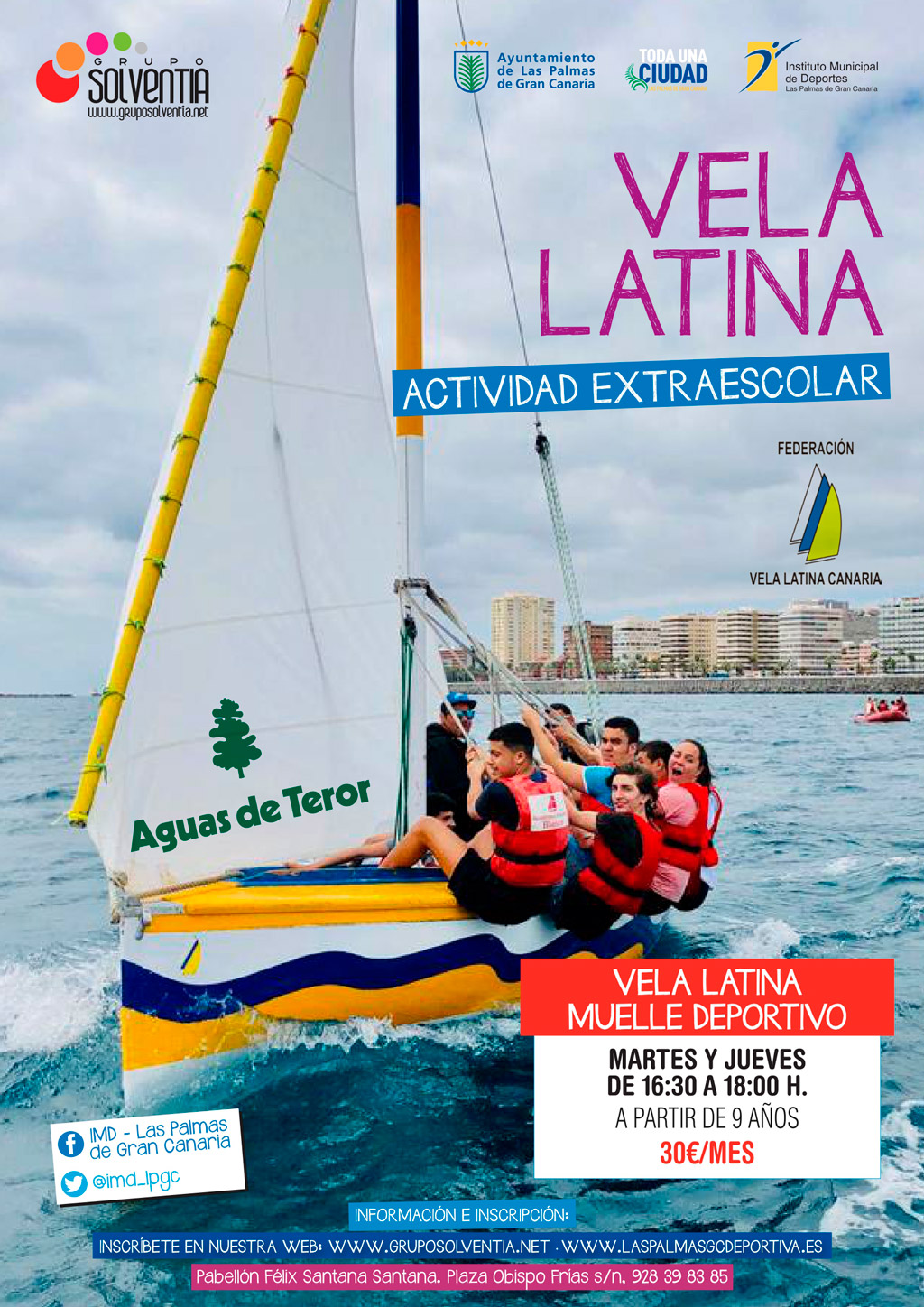 vela latina 2019 actividad extraescolar en las palmas